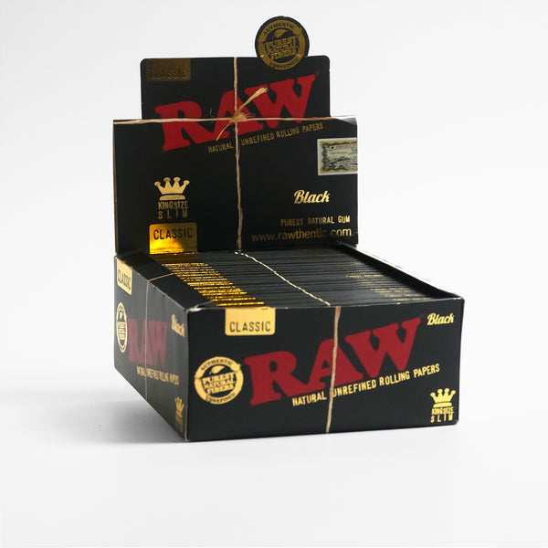 RAW Black Classic King Size Slim Rolling Papers