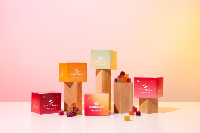 Goodrays CBD Gummy Range