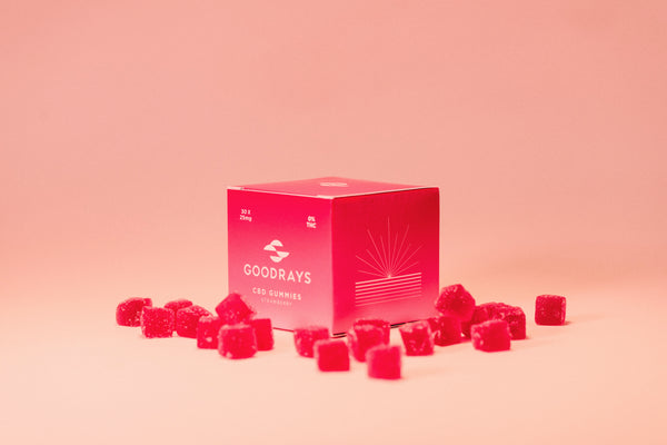 Goodrays Strawberry CBD Gummy 2