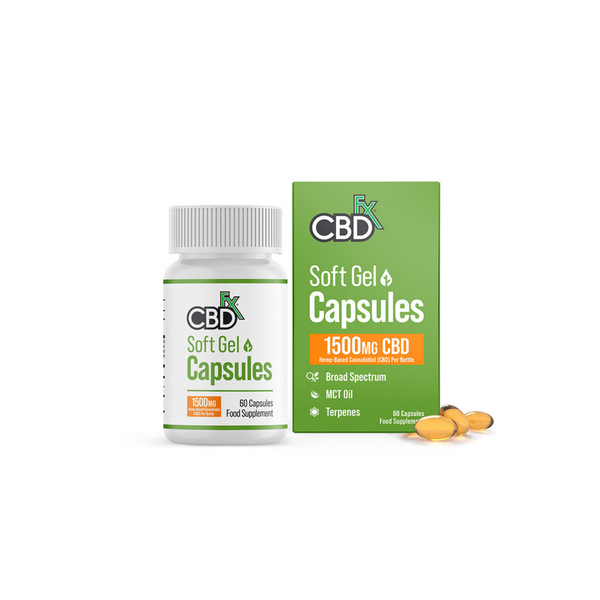 CBD FX 1500mg CBD Soft Gel Capsules