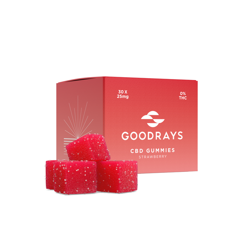 Goodrays Strawberry CBD Gummies