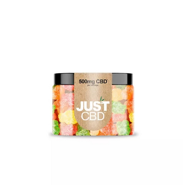 JustCBD Sour Bear Gummies (500mg CBD)