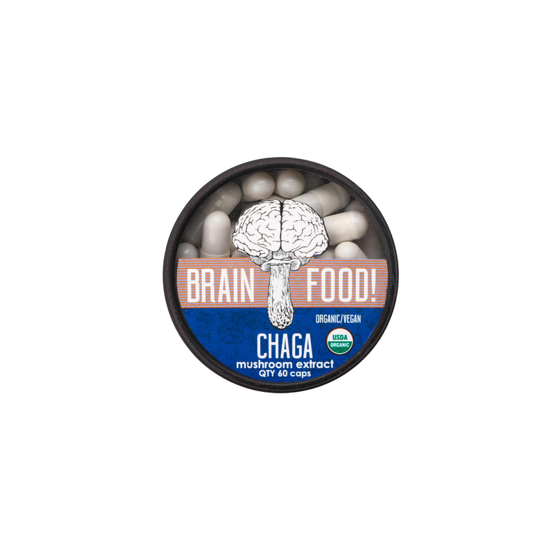 Brain Food Chaga Mushroom Capsules