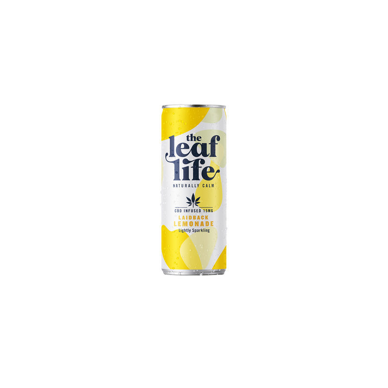 The Leaf Life Laidback Lemonade 15mg CBD Drink